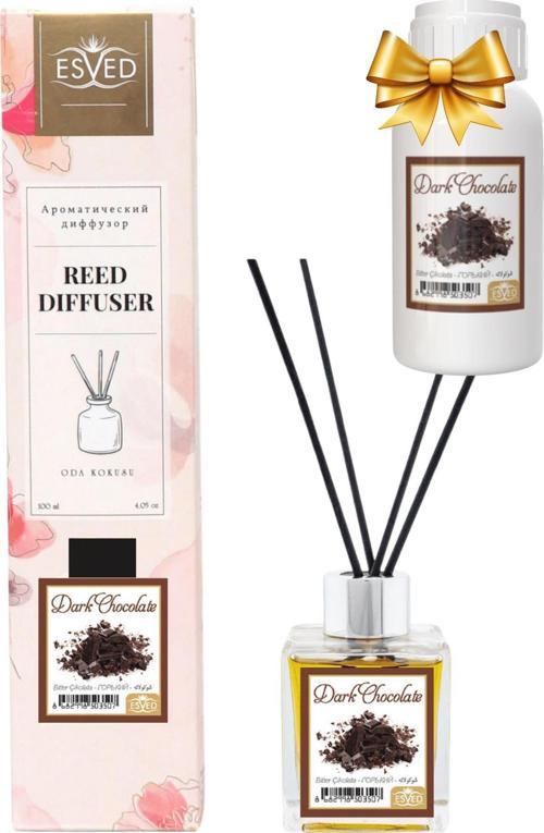 Bitter Çikolata Kokusu 100 Ml Çubuklu Oda Kokusu Yedek Dolum Şişesi Hediyeli