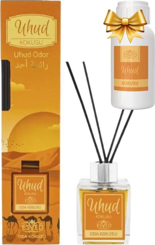Uhud Kokusu 100 Ml Çubuklu Oda Kokusu Yedek Dolum Şişesi Hediyeli