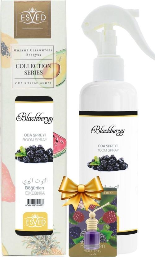 Böğürtlen Kokusu Sprey 400Ml. Böğürtlen Kokusu Araba Kokusu 8Ml. Hediyeli