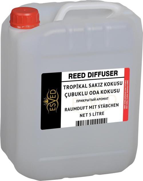 Tropikal Sakız Kokusu Çubuklu Oda Kokusu Yedeği 5 Litre