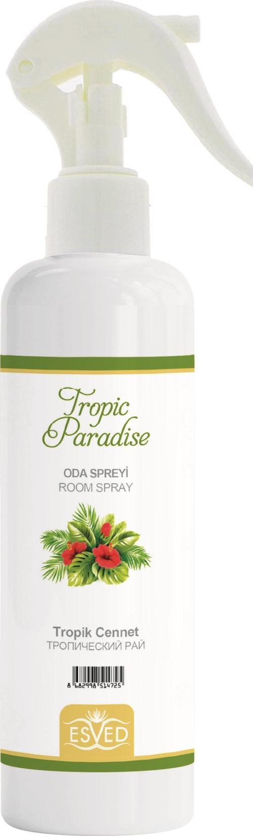 Tropik Cennet Kokusu Oto Kokusu Spreyli Araç Oda Ve Ortam Kokusu 400 Ml Kalıcı Uzun Ömürlü