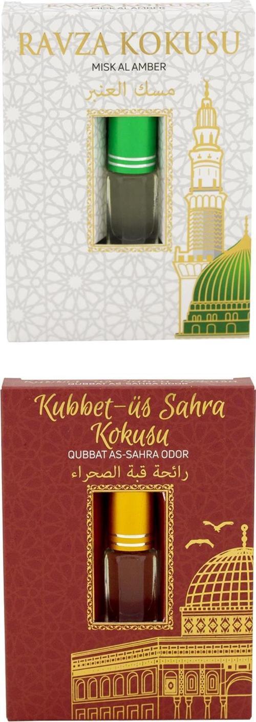 Medine Ravza Kokusu Ve Kubbetüs Sahra Kokusu Alkolsüz Esans 3ml