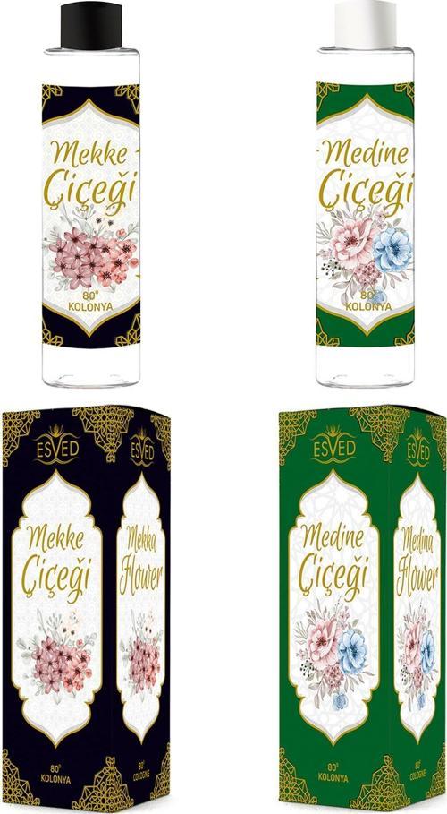 Mekke Çiçeği Ve Medine Çiçeği Kolonya 400Ml. 80 Derece
