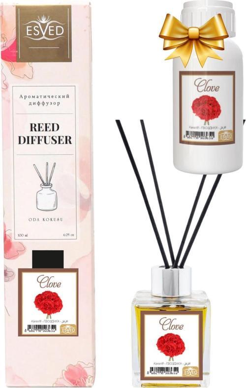 Karanfil Kokusu 100 Ml Çubuklu Oda Kokusu Yedek Dolum Şişesi Hediyeli