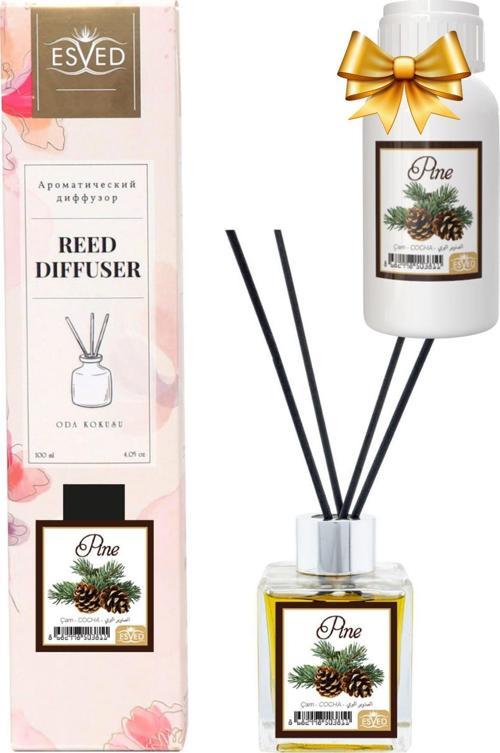 Çam Kokusu 100 Ml Çubuklu Oda Kokusu Yedek Dolum Şişesi Hediyeli