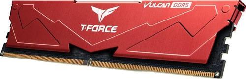 T-Force Vulcan Red 16GB 1x16GB 6000Mhz DDR5 CL38 Gaming Ram (FLRD516G6000HC38G01)
