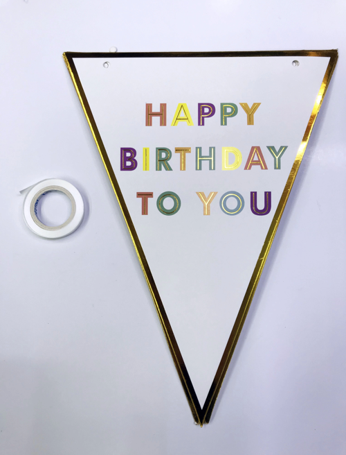 Happy Birthday To You Flama Bayrak Süs