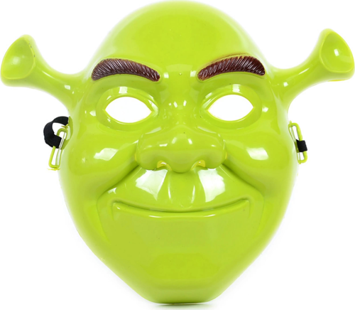 Yeşil Shrek Maskesi 21x25 Cm