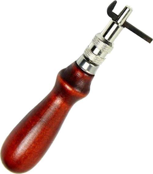 1mm Ayarlanabilir Deri Kenarı Dikiş Kanalı Bıçağı Deri El Aleti