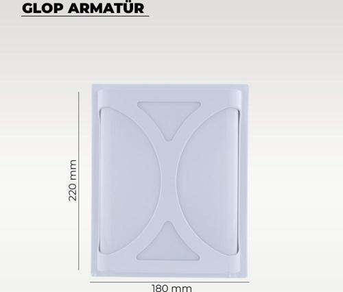 30W Telesto Led Armatür Siyah Kasa Beyaz Işık