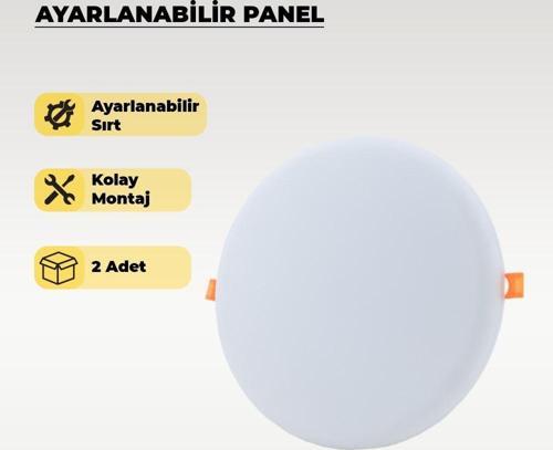36W Sıva Altı Ayarlanabilir Led Panel Armatür Beyaz Işık