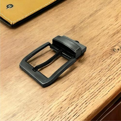 Kemer Tokası 4,5 cm Döner Kafa 1 Adet Siyah Silme (Leathercraft, Deri Hobi)
