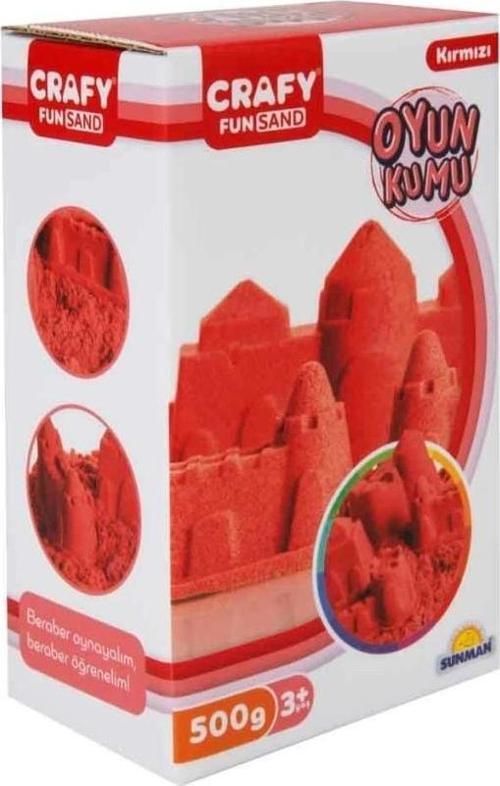Nessiworld Crafy Kırmızı Kinetik Kum 500 g