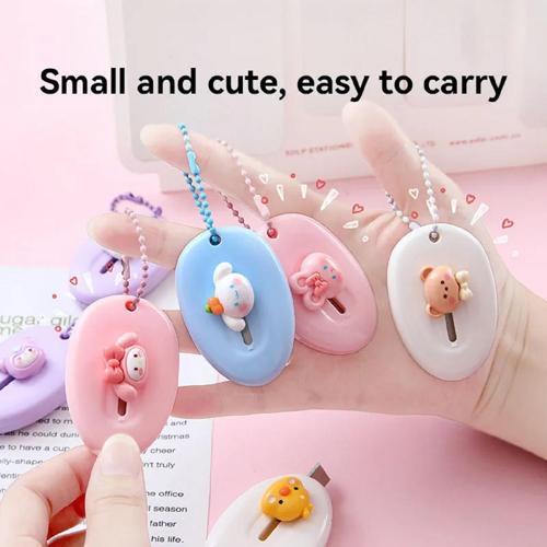 (1 Adet) Sevimli Emojili Mini Maket Bıçağı