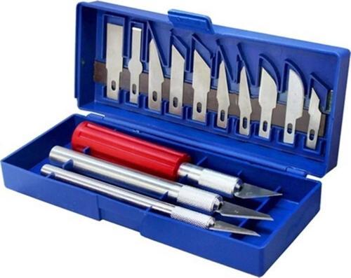 13 Parça Kretuar Bıçak Hobi Gravür Set