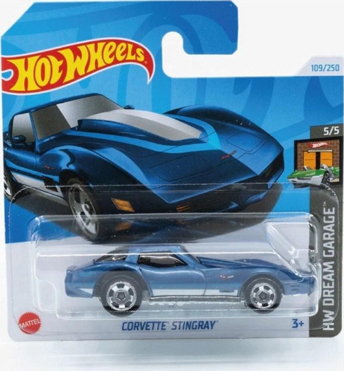 Arabalar HTD53 Hw Dream Garage / Corvette Stingray (Lacivert)