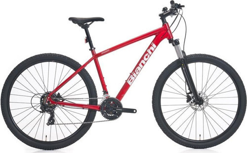 BIANCHI MAGMA 29.3 ERKEK DAĞ BİSİKLETİ 480H HD 29 JANT 21 VİTES TOURNEY RED GLOSSY