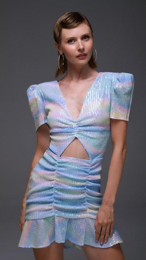 Official Unicorn Payetli Elbise