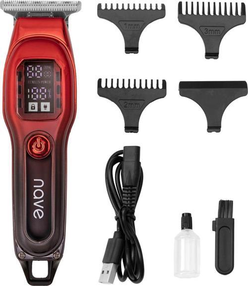 Bq-02 T Bıçaklı Şarjlı Tıraş Makinesi Led Ekranlı, Profesyonel Sakal & Saç Kesim