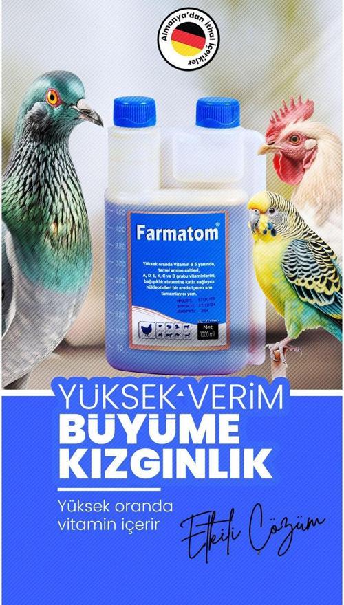 Vitamin Kanatlı Hayvan Vitamini 1 Litre - Kuşlar Için Vitamin