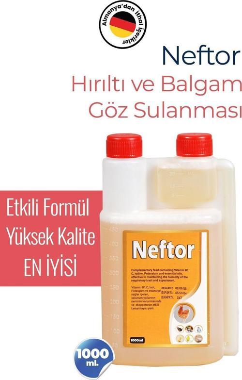 Neftor Kuşlar Için Hırıltı Ve Nefes Ürünün 1000 Ml