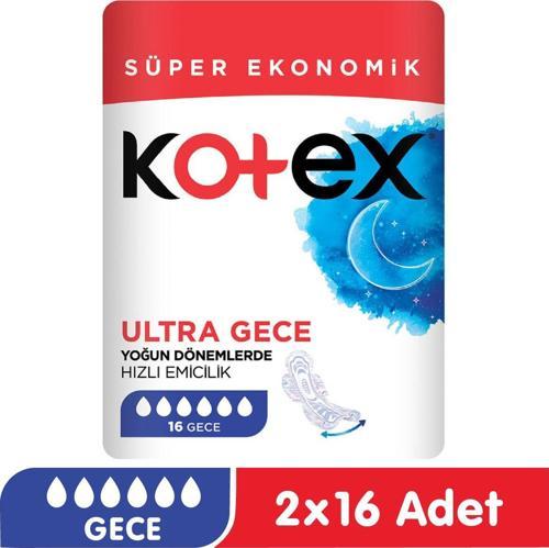 Ultra Gece Ped 16x2 32 Adet