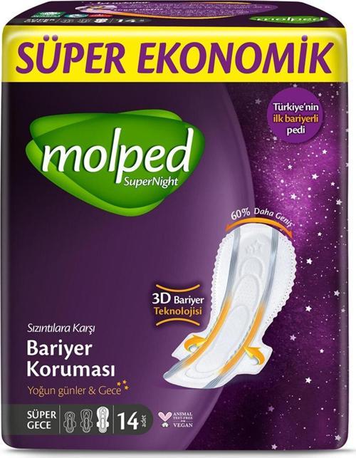 Süper Ekonomik Süpernight Ped Süper Gece 14x3 42 Adet