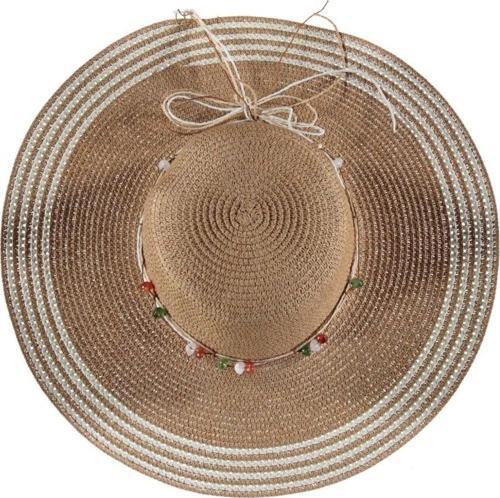 Linea Tasarım Model Kadın Hasır Fötr Plaj Şapka