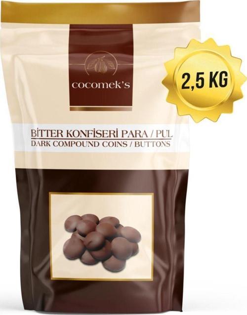 Bitter Konfiseri Para Pul Çikolata 2.5 Kg
