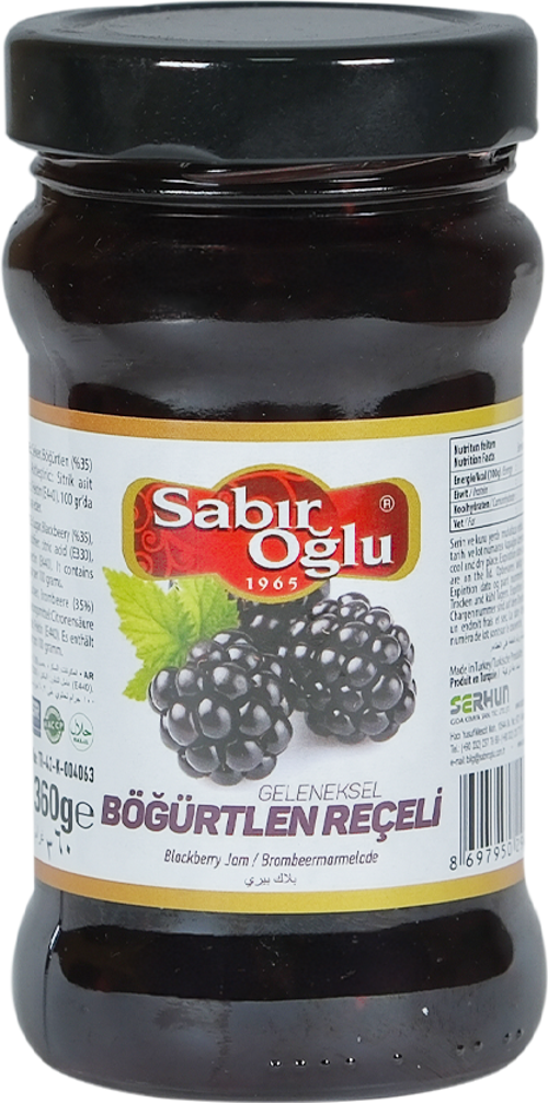 BÖĞÜRTLEN REÇELİ NET 360 GR KAVANOZ