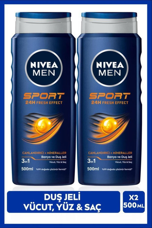 Men Sport Banyo ve Duş Jeli 250 ml x 4 Adet