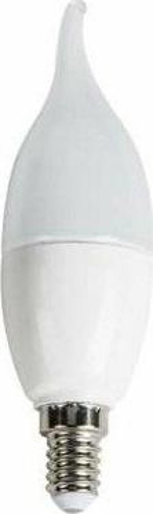7W BEYAZ KIVRIK BUJİ LED AMPUL E14