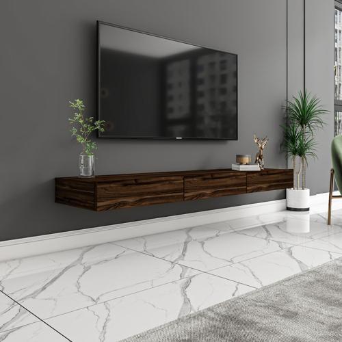 Avalon Duvara Monte TV Sehpası – 140 cm, Modern Minimal Tasarım, 4 Renk Seçeneği ile Şık ve Fonksiyonel TV Ünitesi