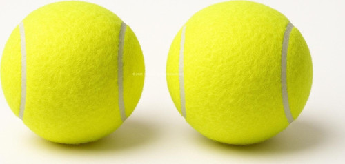 2'li Köpek Tenis Topu – 7.5 cm Orta Boy, Dayanıklı, Diş Dostu, Eğitim ve Oyun Oyuncağı