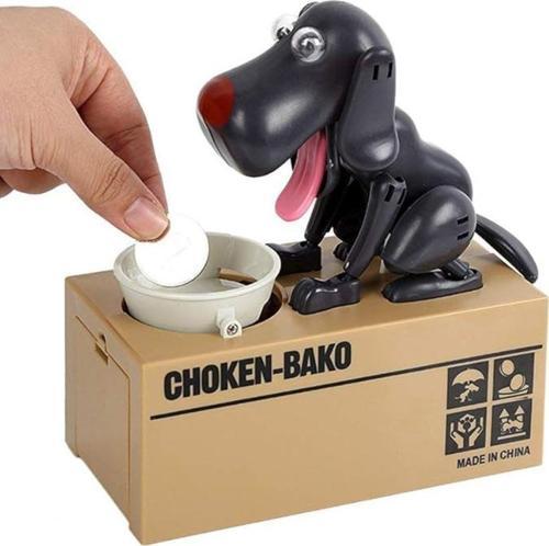 parar yiyen Köpek kumbarası, bozuk para yiyen köpek, aç köpek 