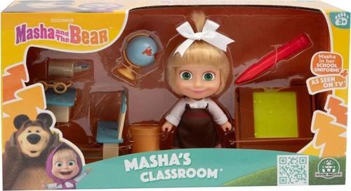 MHA07000 Maşa ve Koca 12cm Masha ve Okul Oyun Seti