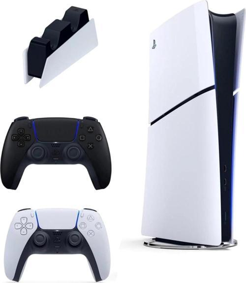 Playstation 5 Slim Digital İthalatçı Garantili + 2. Siyah Dualsense + Şarj İstasyonu