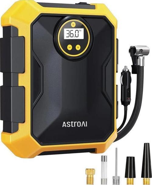 Astroai Otomatik Lastik Sisirme Pompasi Isikli 100PSI CZK-3674