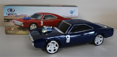 Rt-1959 Dark Blue Arabalı Bluetooth Fm-Usb-Tf-Aux Şarjlı Nostaljik Radyo
