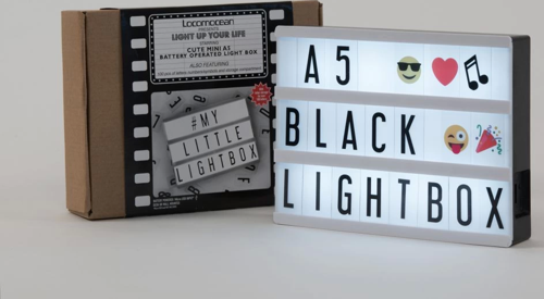 A5 Işıklı Harfli Dekoratif Led Pano Lightbox