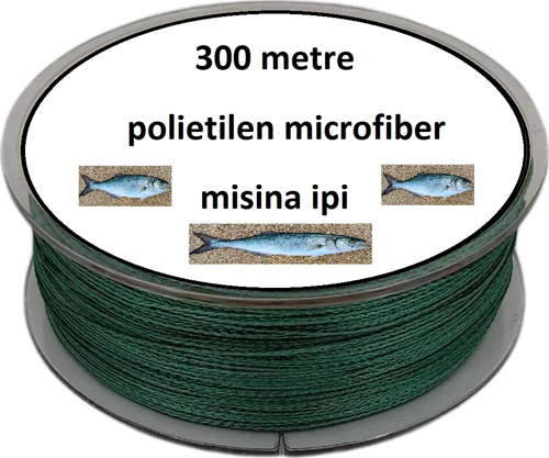 Misina 300m Polietilen Microfiber Ip Misina Yeşil