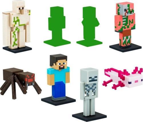 Minecraft 3D Figür Kalem Başlığı Toppeez 8'li
