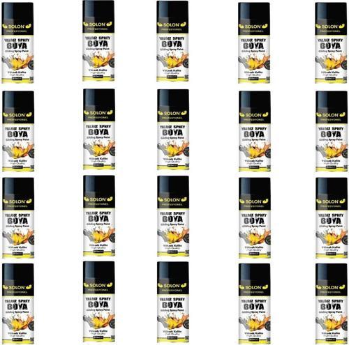 20 Adet (1 Koli) Isıya Dayanıklı Akrilik Gümüş Yaldız Sprey Boya 400 Ml.