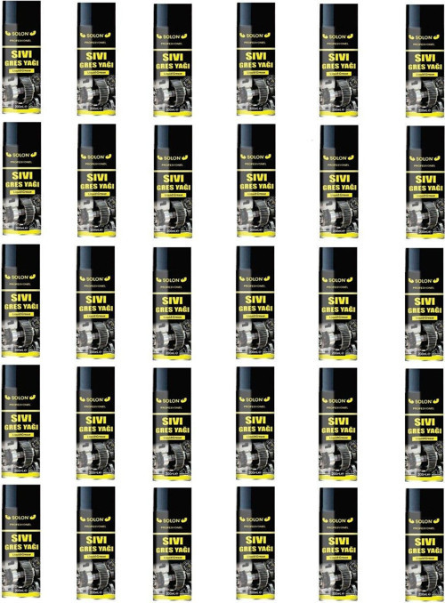 30 Adet (1 Koli) Profesyonel Sıvı Gres Sprey 200 Ml.