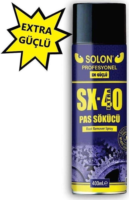 Extra Güçlü Profesyonel Sx-40 Pas Sökücü Sprey 400 Ml.