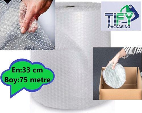 Pat Pat, Balonlu Naylon Sargı 33 Cm En 75 Metre Boyunda Havalı Eşya Koruma Ambalajı