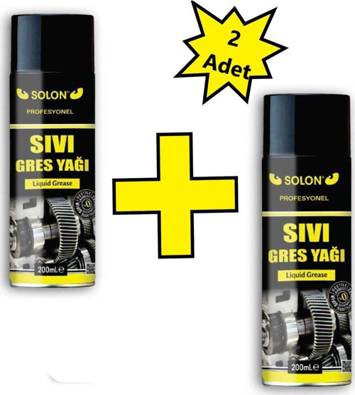 Profesyonel Sıvı Gres Yağı 200 Ml. 2 Adet