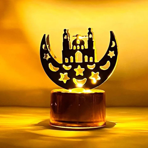 12'li Ramazan Ayaklı Led Işık Gold Renk Gün Işığı MZ6200-249 TdrTR
