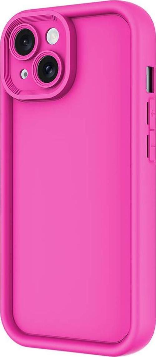 iPhone 15 Kılıf Kamera Korumalı Ananas Silikon Kapak