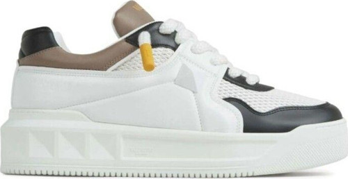 One Stud Xl Siyah Beyaz Erkek Deri Sneaker